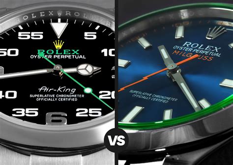 rolex milgauss oder air king|Milgauss vs air king.